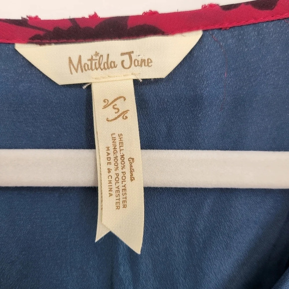 Matilda Jane The Little Party Dress High Low Long Sleeves Velvet & Tassel Small - Picture 9 of 14